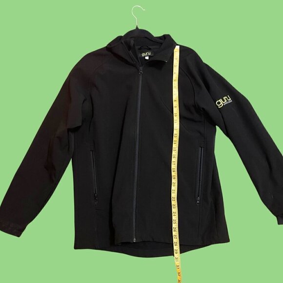 Guru Sportswear Black Softshell Jacket - Lightweight & Versatile (Size L) - Picture 5 of 8